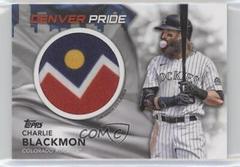 Charlie Blackmon #CFP-CB Baseball Cards 2022 Topps City Flag Patch Relics Prices