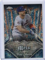 Pete Alonso [Champagne Gold Speckle] Baseball Cards 2022 Topps Chrome Pinstriped Prices