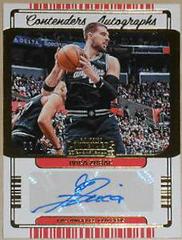 Ivica Zubac [Gold] #CA-IZB Basketball Cards 2022 Panini Contenders Autographs Prices