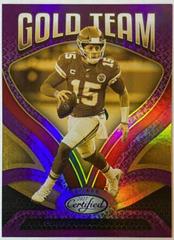 Patrick Mahomes II [Purple] #GT-2 Football Cards 2022 Panini Certified Gold Team Prices