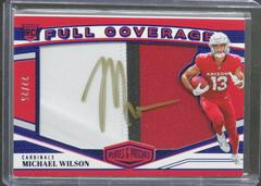 Michael Wilson [Autograph] #FC-31 Football Cards 2023 Panini Plates and Patches Full Coverage Prices