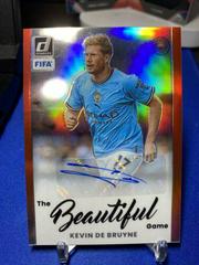 Kevin De Bruyne [Red] #BA-KDB Soccer Cards 2022 Panini Donruss Beautiful Game Autographs Prices