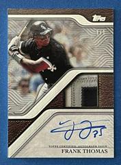 Frank Thomas [Platinum] Baseball Cards 2024 Topps Reverence Autograph Patch Prices