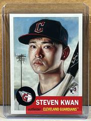 Steven Kwan #518 Baseball Cards 2022 Topps Living Prices