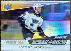 Scott Perunovich #SGR17 Hockey Cards 2021 Upper Deck Credentials Speed of the Game Rookies Prices