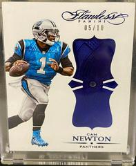 Cam Newton [Sapphire] #10 Football Cards 2016 Panini Flawless Prices