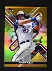 Austin Riley [Gold] #101 Baseball Cards 2022 Topps Finest Prices