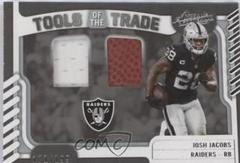 Josh Jacobs Football Cards 2022 Panini Absolute Tools of the Trade Double Prices