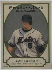 David Wright [Mini Grey] #1 Baseball Cards 2005 Topps Cracker Jack Prices