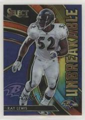 Ray Lewis [Tie-Dye Prizm] Football Cards 2020 Panini Select Unbreakable Prices