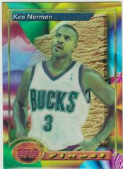 Ken Norman [Refractor] #6 Basketball Cards 1993 Finest Prices