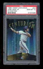 Jose Cruz Jr. [w/ Coating] #C6 Baseball Cards 1998 Finest Centurion Prices