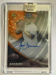 Jose Berrios [Orange] Baseball Cards 2022 Topps Clearly Authentic Tek Autographs Prices