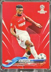 Jemerson [Red Refractor] #18 Soccer Cards 2017 Topps Chrome UEFA Champions League Prices