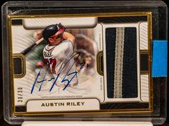 Austin Riley #FAC-ARI Baseball Cards 2023 Topps Definitive Framed Autograph Patch Collection Prices