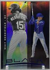 Whit Merrifield [Blue] Baseball Cards 2021 Panini Chronicles Black Prices