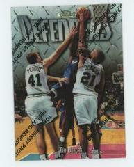 Tim Duncan [Refractor] Basketball Cards 1997 Finest Prices