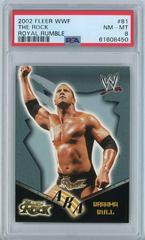 The Rock #81 Wrestling Cards 2002 Fleer WWF Royal Rumble Prices