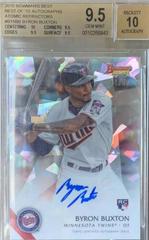 Byron Buxton [Atomic Refractor] #BB Baseball Cards 2015 Bowman's Best of Autographs Prices