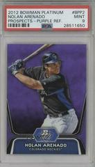 Nolan Arenado [Purple Refractor] #BPP2 Baseball Cards 2012 Bowman Platinum Prospects Prices