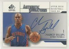 Chauncey Billups Basketball Cards 2003 SP Signature Authentic Signature Prices