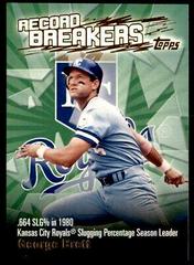 George Brett Baseball Cards 2002 Topps Record Breakers Prices