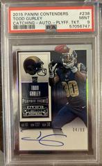 Todd Gurley [Catching Autograph Playoff Ticket] #238 Football Cards 2015 Panini Contenders Prices