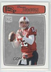 Brian Brohm #170 Football Cards 2008 Topps Rookie Progression Prices