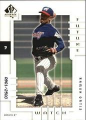 Ramon Ortiz #125 Baseball Cards 2000 SP Authentic Prices