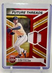 Cam Collier [Red] Baseball Cards 2022 Panini Elite Extra Edition Future Threads Prices