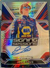 Jesse Love [Hyper Red Blue] #S-JL Racing Cards 2021 Panini Prizm Signing Sessions Prices