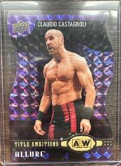 Claudio Castagnoli [Purple Diamond] Wrestling Cards 2022 Upper Deck Allure AEW Title Ambitions Prices