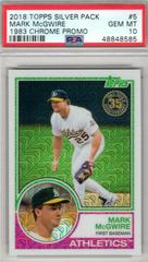 Mark McGwire #5 Baseball Cards 2018 Topps Silver Pack 1983 Chrome Promo Prices