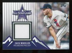 Zack Wheeler #ASSC-ZW Baseball Cards 2021 Topps Update All Star Stitches Prices