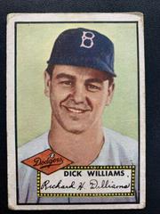 Dick Williams Baseball Cards 1952 Topps Prices