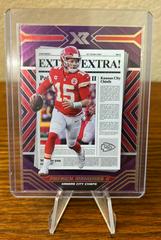 Patrick Mahomes II [Purple] #EXT-11 Football Cards 2022 Panini XR Extra Prices
