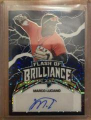 Marco Luciano [Blue] Baseball Cards 2020 Leaf Flash of Brilliance Autographs Prices