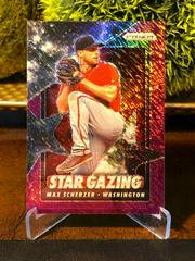 Max Scherzer [Purple Prizm] #SG-2 Baseball Cards 2020 Panini Prizm Star Gazing Prices