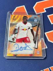 Amadou Haidara [Orange Wave Refractor] Soccer Cards 2020 Topps Finest UEFA Champions League Autographs Prices