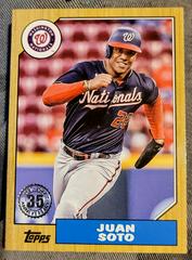 Juan Soto #87TB-10 Baseball Cards 2022 Topps 1987 Series 2 Prices