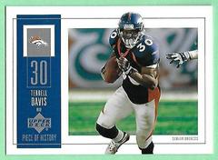 Terrell Davis #32 Football Cards 2002 Upper Deck Piece of History Prices