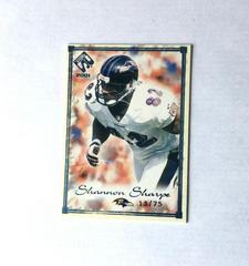 Shannon Sharpe [Blue Framed] #9 Football Cards 2001 Pacific Private Stock Prices