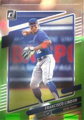 Francisco Lindor #4 Baseball Cards 2021 Panini Chronicles Clearly Donruss Prices