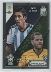 Angel DI Maria, Dani Alves [Prizm] Soccer Cards 2014 Panini Prizm World Cup Matchups Prices