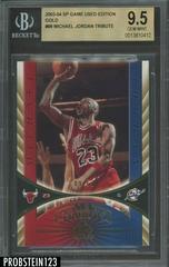 Michael Jordan [Gold] #98 Basketball Cards 2003 SP Game Used Prices