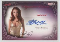 SoCal Val Wrestling Cards 2009 TriStar TNA Knockouts Signature Curves Prices