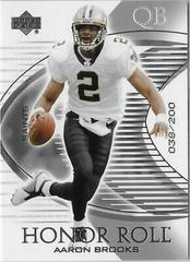 Aaron Brooks [Silver] #52 Football Cards 2003 Upper Deck Honor Roll Prices