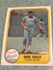 Dave Chalk #35 Baseball Cards 1981 Fleer Prices
