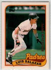 Luis Salazar #107T Baseball Cards 1989 Topps Traded Prices