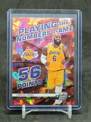 LeBron James [Red Ice] #3 Basketball Cards 2021 Panini Contenders Optic Playing the Numbers Game Prices